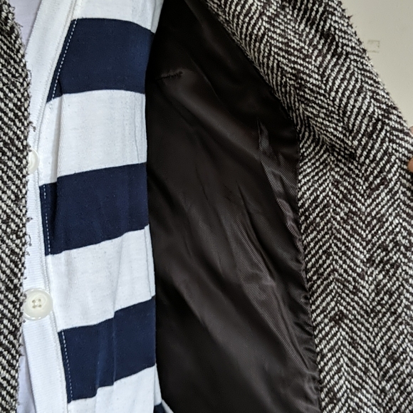 Zara Tweed Pea Coat - Picture 10 of 11